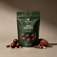 Sachets personnalisés imprimés en gros pour snacks, sacs refermables à fermeture éclair de qualité alimentaire pour noix et biscuits, pour fabricants