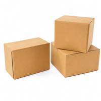 Cartons d'expédition en kraft, boîtes en carton ondulé recyclables, impression OEM, emballage pour colis, livraison en gros