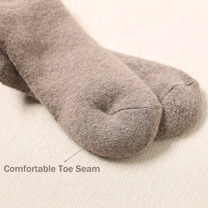 Chaussettes en <span class=keywords><strong>laine</strong></span> pour hommes avec logo personnalisé, chaussettes thermiques épaisses et lourdes, 30% de cachemire de luxe, chaussettes en <span class=keywords><strong>laine</strong></span> pour l'hiver, chaussettes pour le froid - Product Image 4