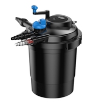 Ensemble complet : Filtre à pression pour bassin CPF-10000, pompe submersible CHJ-2000 et tuyau ondulé