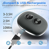 Lighted Magnifying Portable Safety Nail Clippers for All Ages Magnetic Cover 2 Speeds with Precision Trimming
