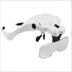 LED Light Head Mounted lente d'<span class=keywords><strong>ingrandimento</strong></span> illuminante <span class=keywords><strong>occhiali</strong></span> visiera <span class=keywords><strong>per</strong></span> elettronica orologio riparazione gioielli lettura artigianale - Product Image 3
