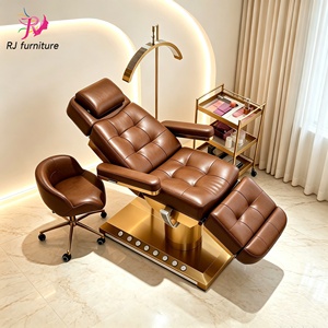 Table de massage de luxe RJ, lit de beauté électrique pour cils et cosmétiques, chaise de soin pour épilation, lits pour extensions de cils - Product Image 1