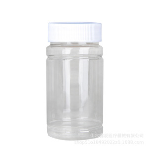 Bouteille en plastique Pet Bamboo Joint à large ouverture 100ml 200ml 300ml pour le stockage de poudre et de comprimés - Product Image 5