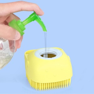 Ilicono-cepillo de masaje con cabezal, accesorio <span class=keywords><strong>para</strong></span> el <span class=keywords><strong>cabello</strong></span>, champú corporal - Product Image 2