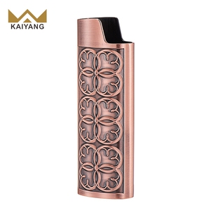 Étui en métal Sakura de grande taille pour <span class=keywords><strong>briquet</strong></span> <span class=keywords><strong>BIC</strong></span> J6 - Product Image 5