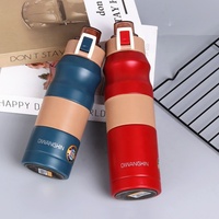 Marche militaire entraînement militaire ventilateur isolation Pot extérieur grande capacité pratique 304 acier inoxydable sport tasse à eau