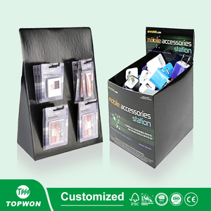 Giá để trưng bày phụ kiện điện thoại di động, điện thoại thông minh, ốp lưng điện thoại bằng bìa cứng cho cửa hàng bán lẻ - Product Image 2