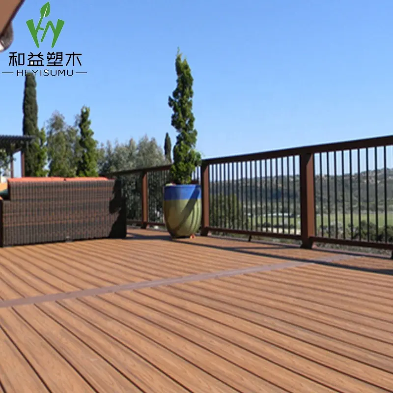 Hot sale wood plastic composite garden outdoor decking wpc white