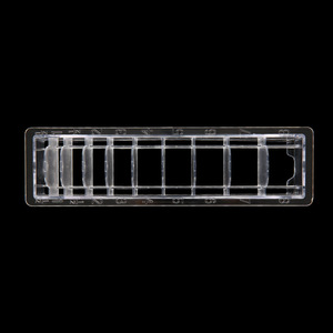 Caja de Plástico Transparente con 10 Compartimentos para Guardar Maquillaje y Uso en Salón - Product Image 4