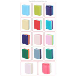 โอ้ มาย อเมริกัน ลักชัวรี อะคริลิค ไพ่มาห์จง สีเหลือง 160 ชิ้น ชุดพกพา 4 ชั้น สำหรับความบันเทิงของครอบครัวและเพื่อนๆ - Product Image 6