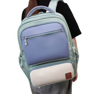 OEM/ODM sortie d'usine filles fermeture éclair étanche protection de la colonne vertébrale menthe vert Oxford école <span class=keywords><strong>sac</strong></span> <span class=keywords><strong>à</strong></span> <span class=keywords><strong>dos</strong></span> étudiant plusieurs poches - Product Image 3