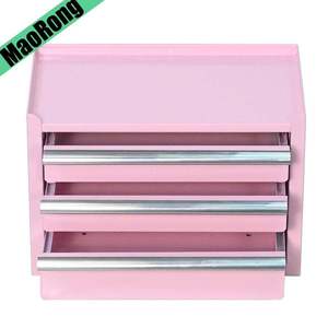 Maorong Chuyên Nghiệp 3-Ngăn Kéo Màu Hồng Mini Công Cụ Tủ OEM/ODM/OBM Tùy Chỉnh Không Thấm Nước Chống Trộm Giá Thấp Bán Buôn Công Cụ - Product Image 2