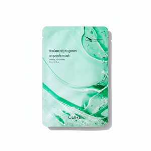 Cure Real OE Phyto Green Ampoule Mask Sheet High Quality Facial Masks 1ea Pack - Product Image 2