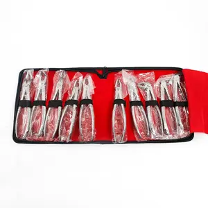 Lot de 10 pinces d'extraction de dents dentaires adultes de haute qualité