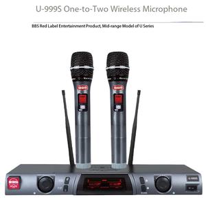 Système sans fil professionnel BBS U-999S pour une ou deux personnes, bande U, pour scène/conférence/presentateur/<span class=keywords><strong>chanteur</strong></span>/artistes, avec microphone - Product Image 5