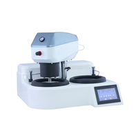JingJing Meuleuse-polisseuse métallographique motorisée à double disque automatique YMPZ-2M, machine de préparation d'échantillons de laboratoire à haute capacité de charge
