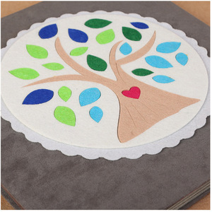 Vente en gros de tissu de 18 pouces auto-adhésif pour le bricolage, album <span class=keywords><strong>photo</strong></span> de <span class=keywords><strong>couple</strong></span> en flanelle de dessin animé, <span class=keywords><strong>livre</strong></span> souvenir créatif - Product Image 5