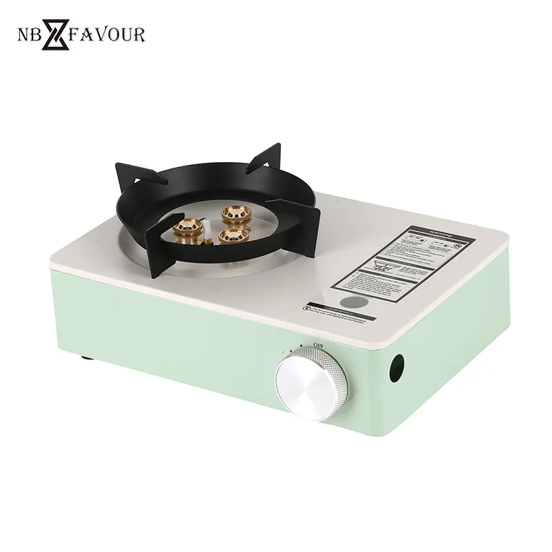 NB-FAVOUR Customizable Professional Manufacturer Gas Cooker Cooktop Outdoor Mini 4 Burner Butane Camping Portable Gas Stove