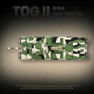 Modello di Veicolo Blindato Pesante Earth Dog TOG II da 100241 Pezzi - Giocattolo di Assemblaggio in Plastica ABS per Ragazzi, Disponibile per Drop-Shipping - Product Image 5