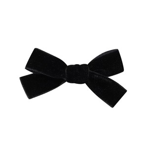New Small Candy Color Fabric <b>Bow</b> Tie Hair <b>Clip</b> Side <b>Clip</b> Cute Girl Versatile Children's Hair Accessory European American Style - Product Image 3