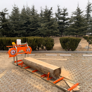 Divisor de troncos portátil de 18 pulgadas, 7HP, máquina cortadora de madera con gasolina, cabrestante de 1200 libras para fresado de madera, bricolaje, carpintería, CE - Product Image 1