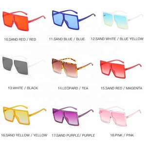 Gafas de <span class=keywords><strong>sol</strong></span> cuadradas de gran tamaño para mujer, lentes de <span class=keywords><strong>sol</strong></span> cuadradas de lujo, UV400, venta al por mayor, 2021 - Product Image 5
