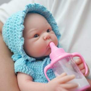 12 "Micro Preemie Full Body Siliconen Open Ogen Baby Reborn Pop Jongen Meisje Realistisch-Pasgeboren Baby Poppen Jongen Die Er Echt Uitzien - Product Image 3