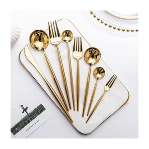 ชุดช้อนส้อมสแตนเลสคุณภาพสูง ผลิตในอินเดีย ดีไซน์ทันสมัย ขัดเงาอย่างดี ผลิตด้วยมือ  ยั่งยืน ทนทาน - Product Image 1