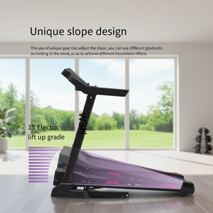 Cinta de Correr Eléctrica Plegable para Uso Doméstico con Pantalla LCD, Inclinación Automática, Motor de 1.5HP, 12 Programas, Velocidad de 15-20km/h, MOQ 72 Piezas - Product Image 1