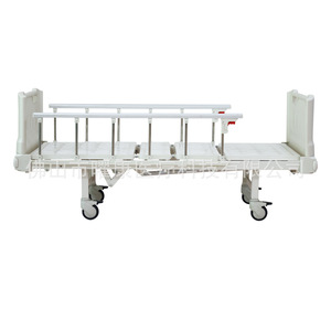 Yao Kang Manual Hospital <b>Bed</b> YK-M202 Two Function Nursing <b>Bed</b> With <b>Side</b> <b>Rails</b> And Wheels For Medical Use - Product Image 3