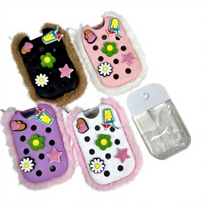 Regalo <span class=keywords><strong>de</strong></span> Navidad <span class=keywords><strong>para</strong></span> Mujer, Perfume, Accesorios, Estuche <span class=keywords><strong>de</strong></span> Silicona <span class=keywords><strong>para</strong></span> Desinfectante <span class=keywords><strong>de</strong></span> Manos con Dijes, Bolsa <span class=keywords><strong>de</strong></span> Maquillaje - Product Image 2