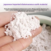 Sous-verre antidérapant en terre de diatomée motif Plages de sable bleues avec support magnétique, accessoires pour boissons, décoration maison, mariage, bureau