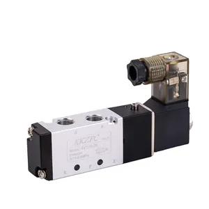 Pneumatic Parts 2 Way 5 Position 4V110-06 Port Size G1/8" Electrical Control Air Pneumatic Solenoid Valve