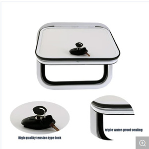 Offre Spéciale porte de bagages de camping-car de haute qualité en alliage d'aluminium porte de décrochage caravane blanc ou noir couleur rv porte - Product Image 2