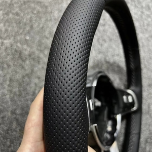Volante de Cuero Negro para CC MAGOTAN VW <span class=keywords><strong>Golf</strong></span> 6 7 R MK6 7 7.5 Polo <span class=keywords><strong>GTI</strong></span> - Product Image 2