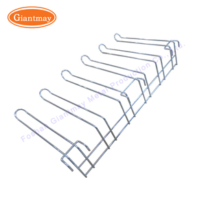 Custom Metal Floor Standing Baseball Glove Shelf <strong>Display</strong> Stand Retail <strong>Wire</strong> <strong>Mesh</strong> <strong>Hooks</strong> Hanging Racks for Sports Shop - Product Image 3