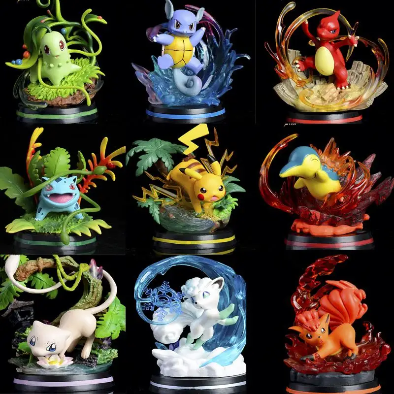 New 13styles Anime Figure High Quality Action Figures Monster Toys for Poke-mon Kids Pokemoned Action Figure