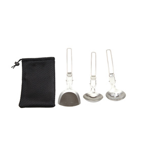 Spatola Pieghevole Ultra-Leggera <span class=keywords><strong>in</strong></span> Acciaio Inox 304 per Campeggio, Picnic e Barbecue, Utensile da <span class=keywords><strong>Cucina</strong></span> Portatile per Esterni - Product Image 5