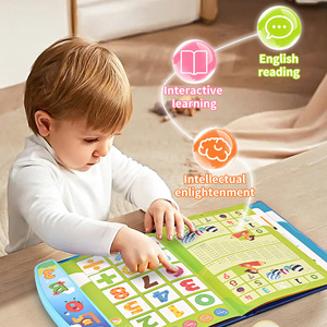 Juguetes de máquinas de aprendizaje para niños, máquina de <span class=keywords><strong>cuentos</strong></span> de Educación Temprana, audiolibro de lectura de puntos de dedo para bebés, juguetes educativos para niños - Product Image 2