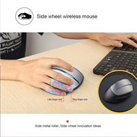 2.4G Draadloze Zijrolmuis Verticale Gaming Muis Voor Gamer 3600 Cpi Ergonomische Muizen Voor Computer Laptop