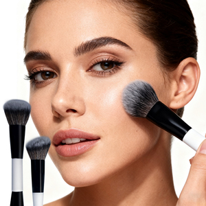 Thiết Kế Mới Đôi Kết thúc Khuôn Mặt Ban Đầu Mini Cao Cấp Du Lịch Sang Trọng Kỹ Thuật Thực Chất Lượng Cao Chuyên Nghiệp Trang Điểm Bàn Chải Thiết Lập - Product Image 3