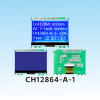 CH12864-A-1 ChuanHangDisplay Écran LCD COG 2,8 pouces 128x64 avec puce ST7565R, rétroéclairage LED, luminosité réglable, module LCD d'usine