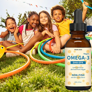 Aceite de Pescado <span class=keywords><strong>Omega</strong></span> <span class=keywords><strong>3</strong></span> en <span class=keywords><strong>Gotas</strong></span>, Suplementos Herbales, Apoyo Inmunológico <span class=keywords><strong>para</strong></span> la Salud Cerebral de <span class=keywords><strong>los</strong></span> Niños, DHA EPA de Algas, Venta al Por Mayor - Product Image 1