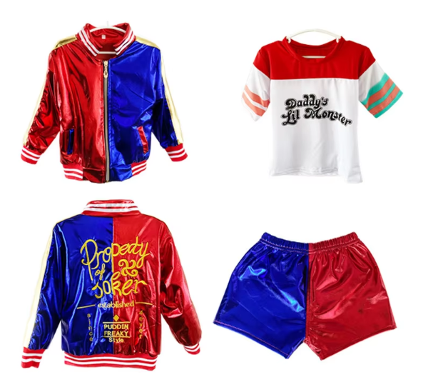 Embroidered three-piece set