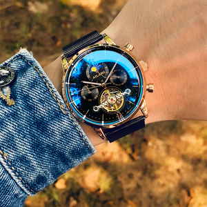 Orologio Automatico SSS Ailang di Alta Qualità 2026 Nuovo Design con Tourbillon, Orologio Meccanico da <span class=keywords><strong>Uomo</strong></span> con Ingranaggi a Vista - Product Image 1