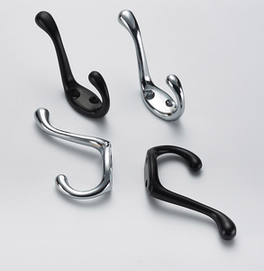 Crochet <span class=keywords><strong>mural</strong></span> double pour serviette et manteau Crochets muraux décoratifs pour meubles et chapeaux pour accrocher - Product Image 2