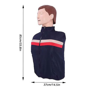 Manichino per Addestramento di Primo Soccorso in PVC per Insegnamento Medico, Modello Anatomico Mezzo Busto per RCP, Modello per Assistenza Umana - Product Image 3