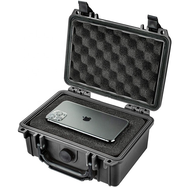 Portable Black Hard Plastic OEM/ODM Customizable EVA Foam Carrying Case Adjustable Stand IP67 Waterproof Shockproof for Secure