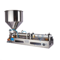 Machine de remplissage semi-automatique de gel de pâte de sauce à haute viscosité de bâton de crème de sucre chocolat chili miel